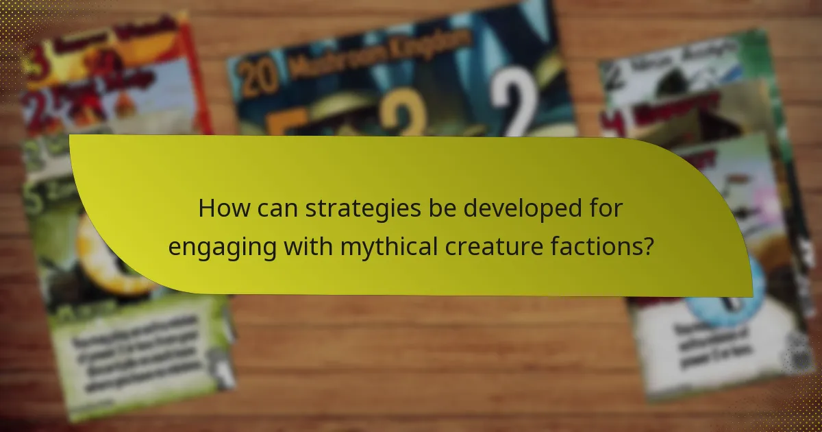 What are the main weaknesses of mythical creature factions?