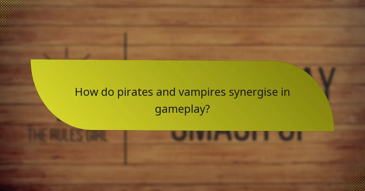 What are the characteristics of vampires in gameplay?