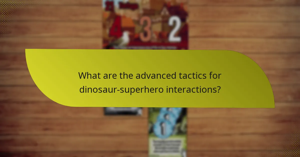 How do I counter dinosaur-superhero combinations?