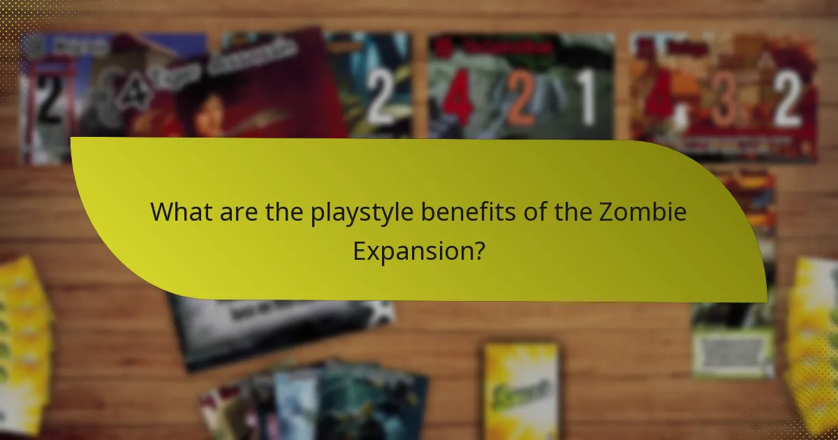 How can players effectively use the Zombie Expansion?