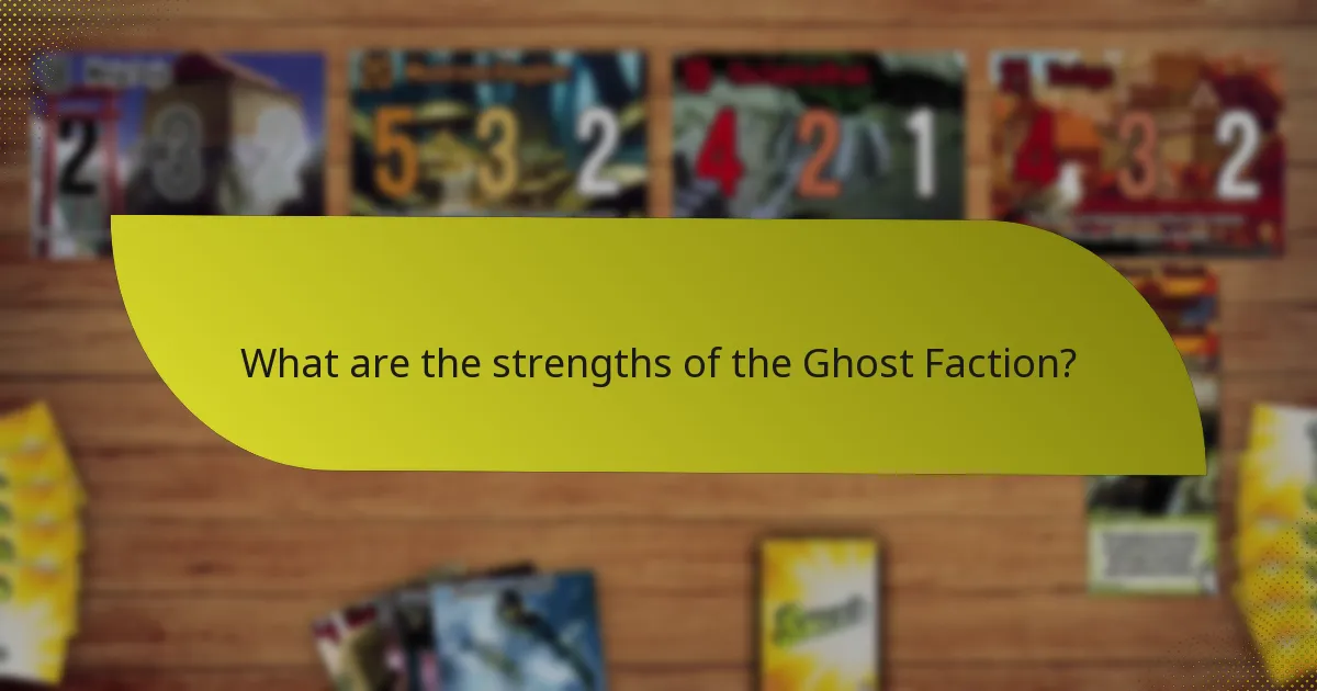 What strategies can be employed with the Ghost Faction?