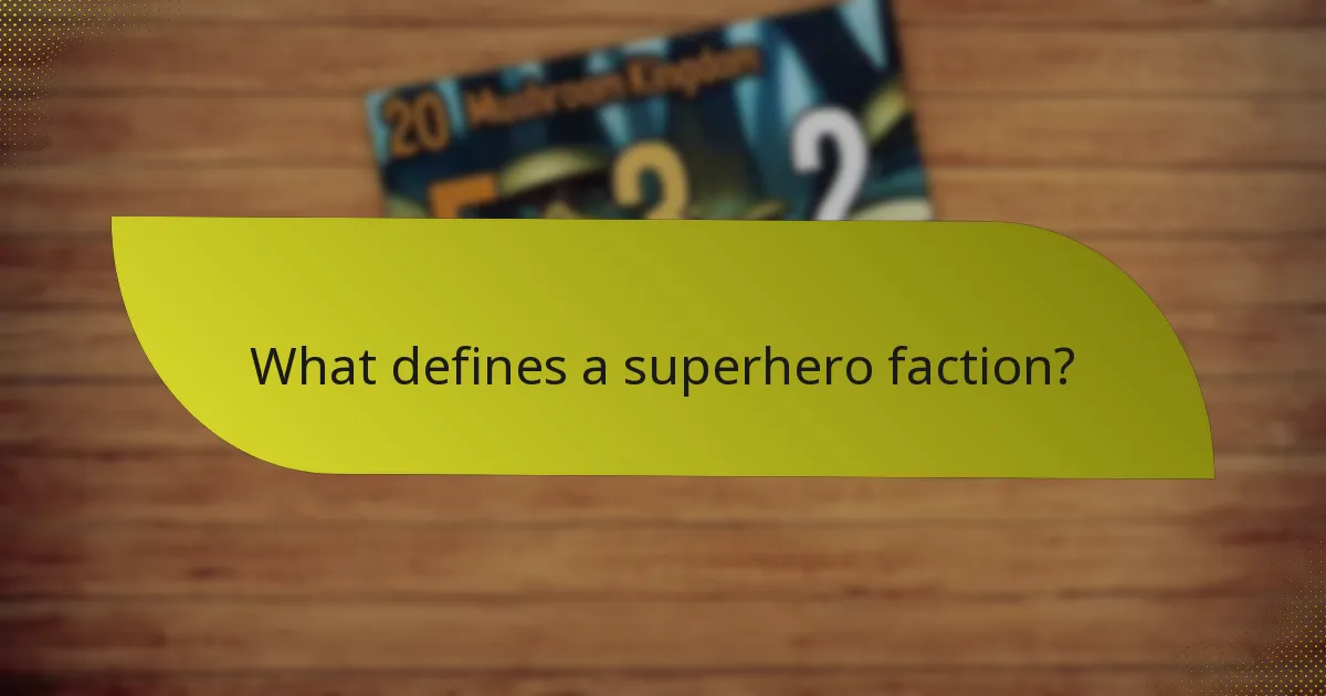 Which superhero factions are most popular?