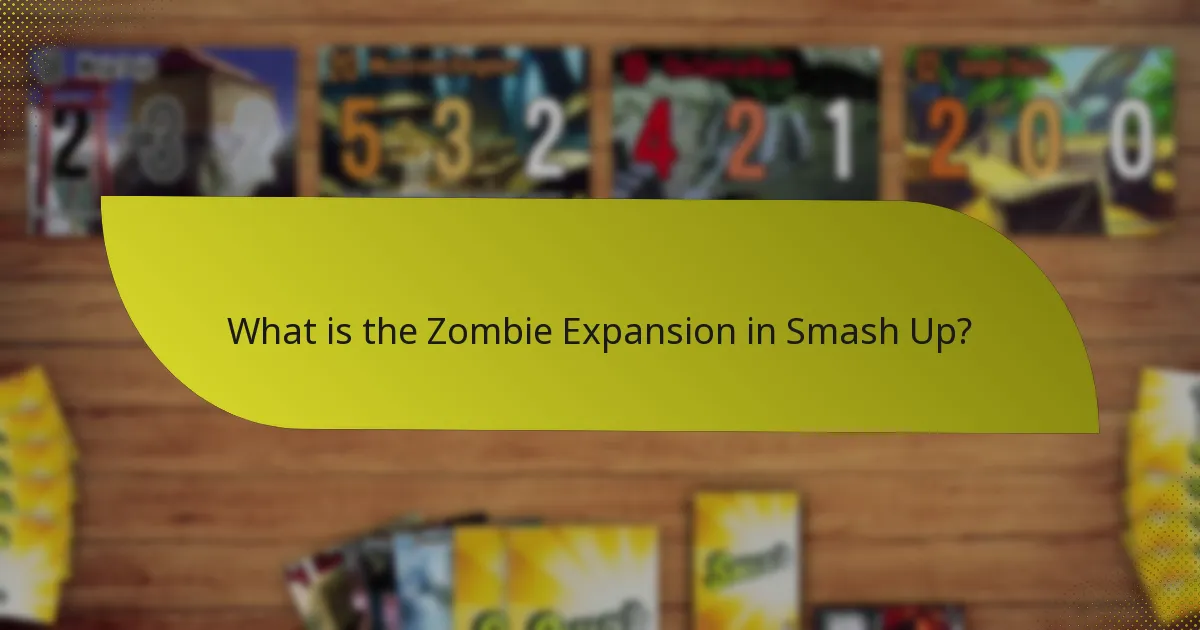 How does the Zombie Expansion compare to other expansions?