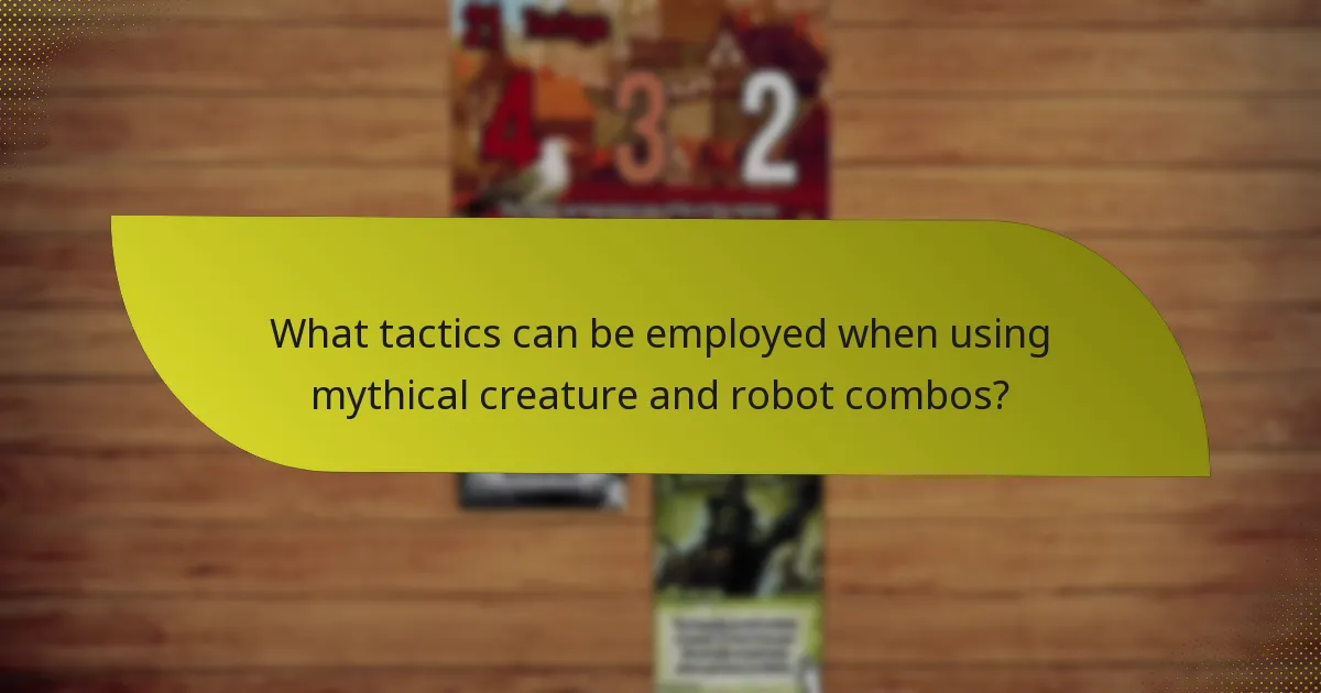 Which games feature mythical creature and robot combinations?
